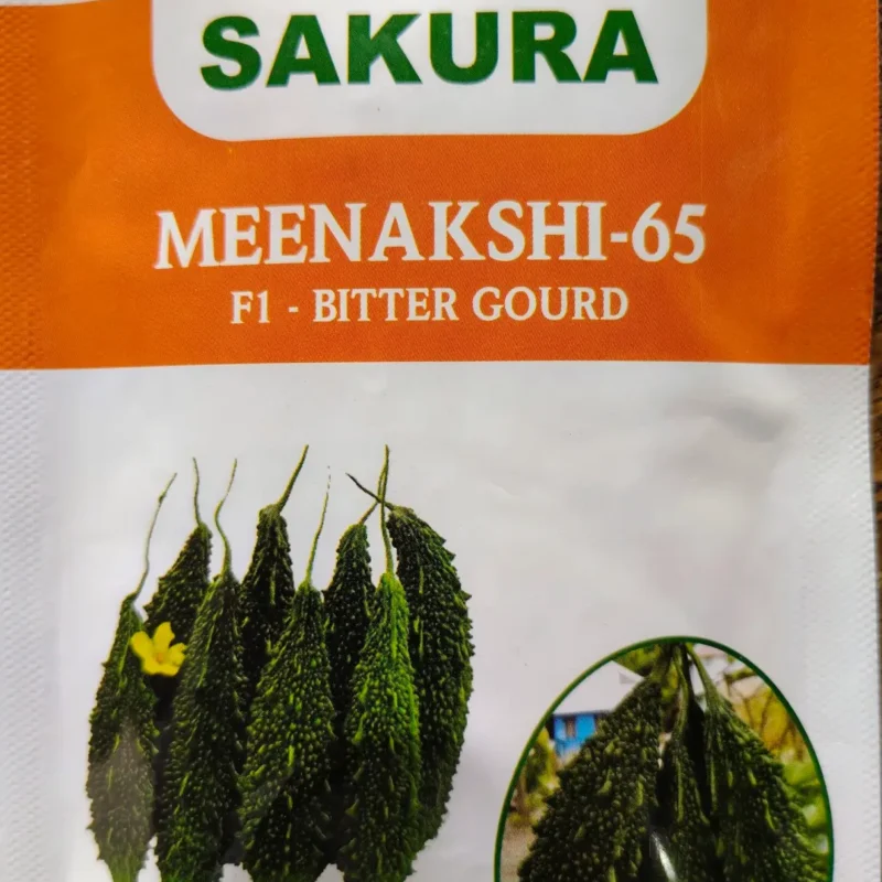 Sakura Meenakshi-65 F1 Hybrid Bitter Gourd (Karela) Seeds Pack
